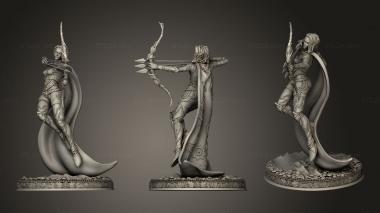 Military figurines Divine Archer Sirena 3d model