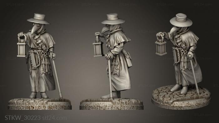 Military figurines (doktor nachtbluten doctor, STKW_30223) 3D models for cnc