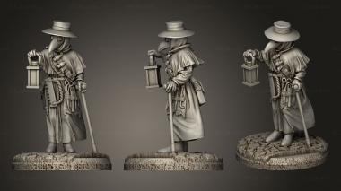 Military figurines doktor nachtbluten doctor 3d model