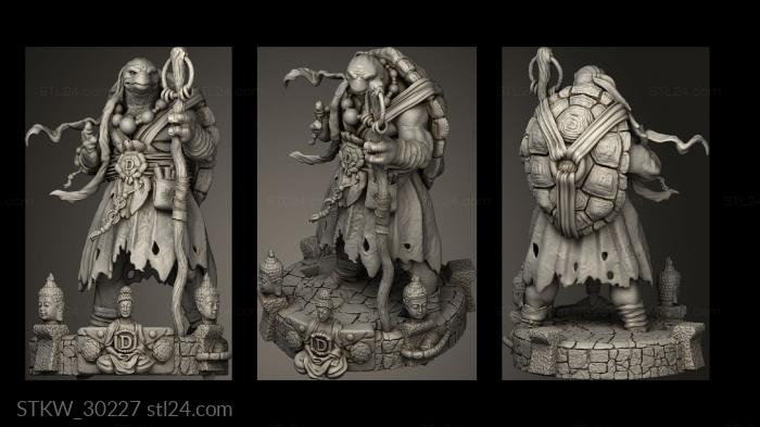 Military figurines (Donatello, STKW_30227) 3D models for cnc
