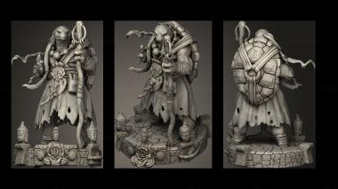 Military figurines Donatello 3d model