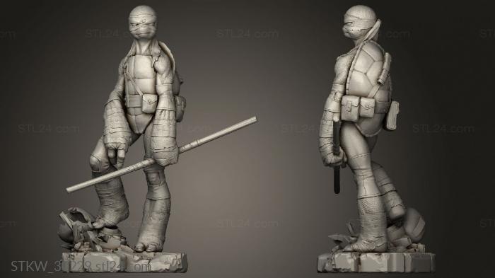 Military figurines (Donnie, STKW_30229) 3D models for cnc