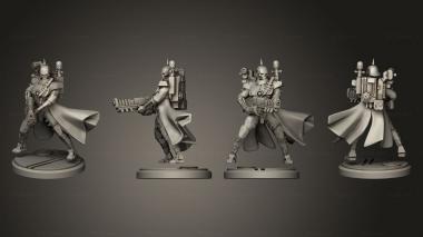 Military figurines autowarriors 1 base 3d model