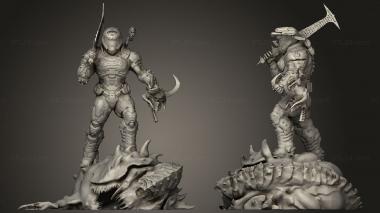 Military figurines Doom Eternal Statue cacodemon 3d model