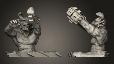 Military figurines doom knee deep in the dead Ruben Castanho 3d model