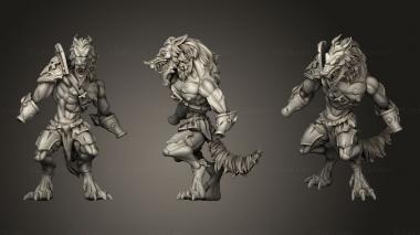 Military figurines Doran Leader the Bloodthirsty Vampire Wolf 3d model