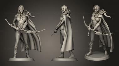 Military figurines Dota Anime Mirana 3d model