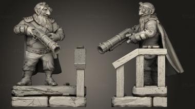 Military figurines Dota Sniper 3d model