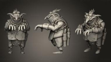 Military figurines Dota Techies Big Goblin 3d model