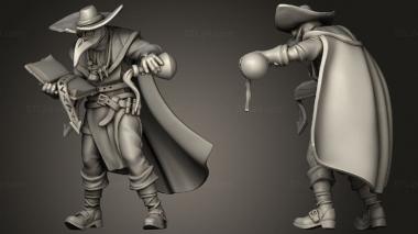 Military figurines Dr Corvus Doc 3d model