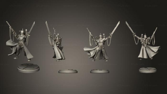 Military figurines (autowarriors boss base, STKW_3026) 3D models for cnc
