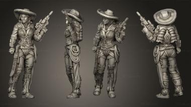 Military figurines Atlantean Adelita 3d model