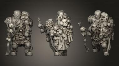 Military figurines monsters living nightmares mon thing that trades 3d model