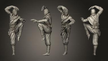 Military figurines sino siberian mandate ssm monadist monk 3d model