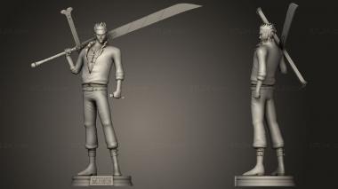 Military figurines Dracule Mihawk 3d model