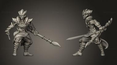 Military figurines Dragon 3d model