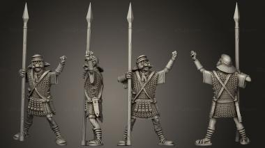 Military figurines AUXILIA ON FOOT 3 3d model
