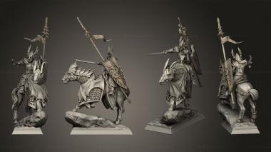 Military figurines Dragon Elf General hero 3d model