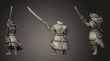 Military figurines Dragon Empire Ashigaru 3d model
