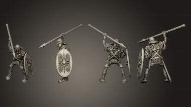Military figurines AUXILIA RIDERS 2 3d model