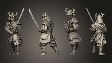 Military figurines Dragon Empire Blademasters Blademaster 3d model