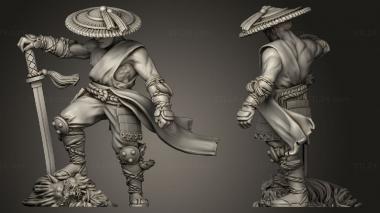 Military figurines Dragon Empire Samurai 3d model