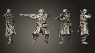 Military figurines Dragon Empire Tanegashima 3d model
