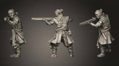 Military figurines Dragon Empire Tanegashima 3d model