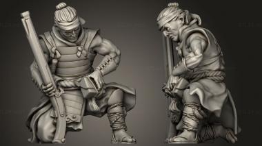Military figurines Dragon Empire Tanegashima 3d model