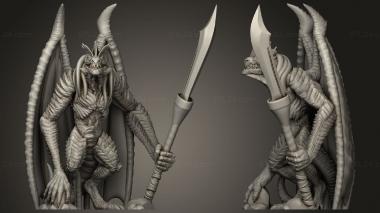 Military figurines Dragon Fiend 3d model