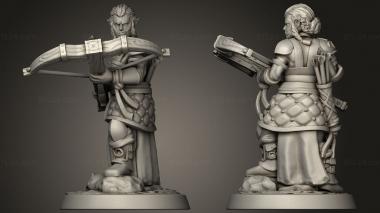 Military figurines Dragon Hunters Hunters Half Hunter 3d model