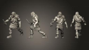 Military figurines aveman Bone 3d model