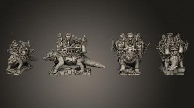 Military figurines Ayolakotl Swarm 3d model