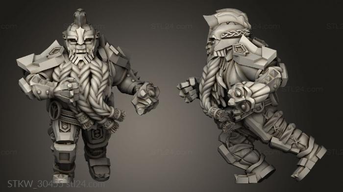 Military figurines (Dragon Dwarven Defenses Defense, STKW_30455) 3D models for cnc