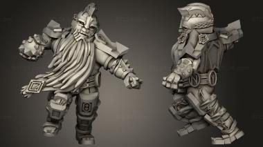 Military figurines Dragon Dwarven Defenses Defense 3d model