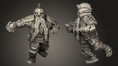 Military figurines Dragon Dwarven Lines 3d model