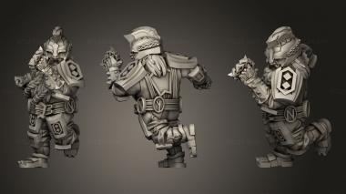 Military figurines Dragon Dwarven Lines 3d model