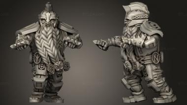 Military figurines Dragon Dwarven Lines 3d model