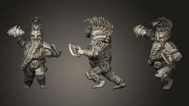 Military figurines Dragon Dwarven Seekers Seeker 3d model