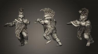 Military figurines Dragon Dwarven Seekers Seeker 3d model