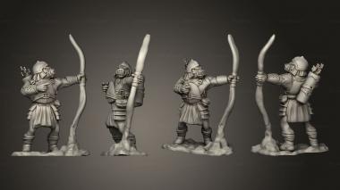 Military figurines dragon lock 3d model