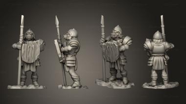 Military figurines dragon lock 3d model