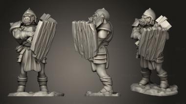 Military figurines dragon lock 3d model