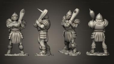 Military figurines dragon lock 3d model