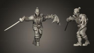 Military figurines Ghorvro vash Halfc Dandy 3d model
