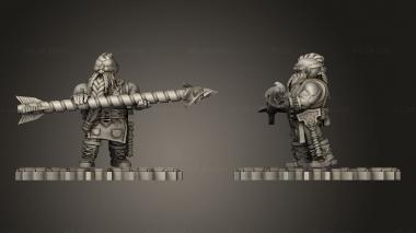 Military figurines Ballista Dwarven Holds Balista 3d model