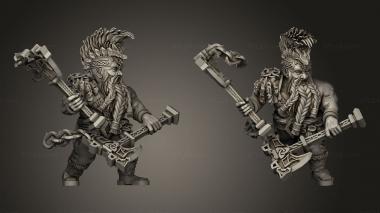 Military figurines Dragon Dwarf Seekers 3d model