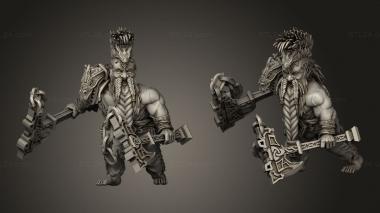 Military figurines Dragon Dwarf Seekers Seeker 3d model