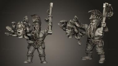 Military figurines Dragon Dwarf Seekers Seeker 3d model