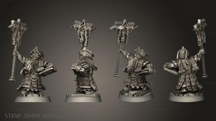 Military figurines (Smith Dwarven Holds, STKW_30499) 3D models for cnc